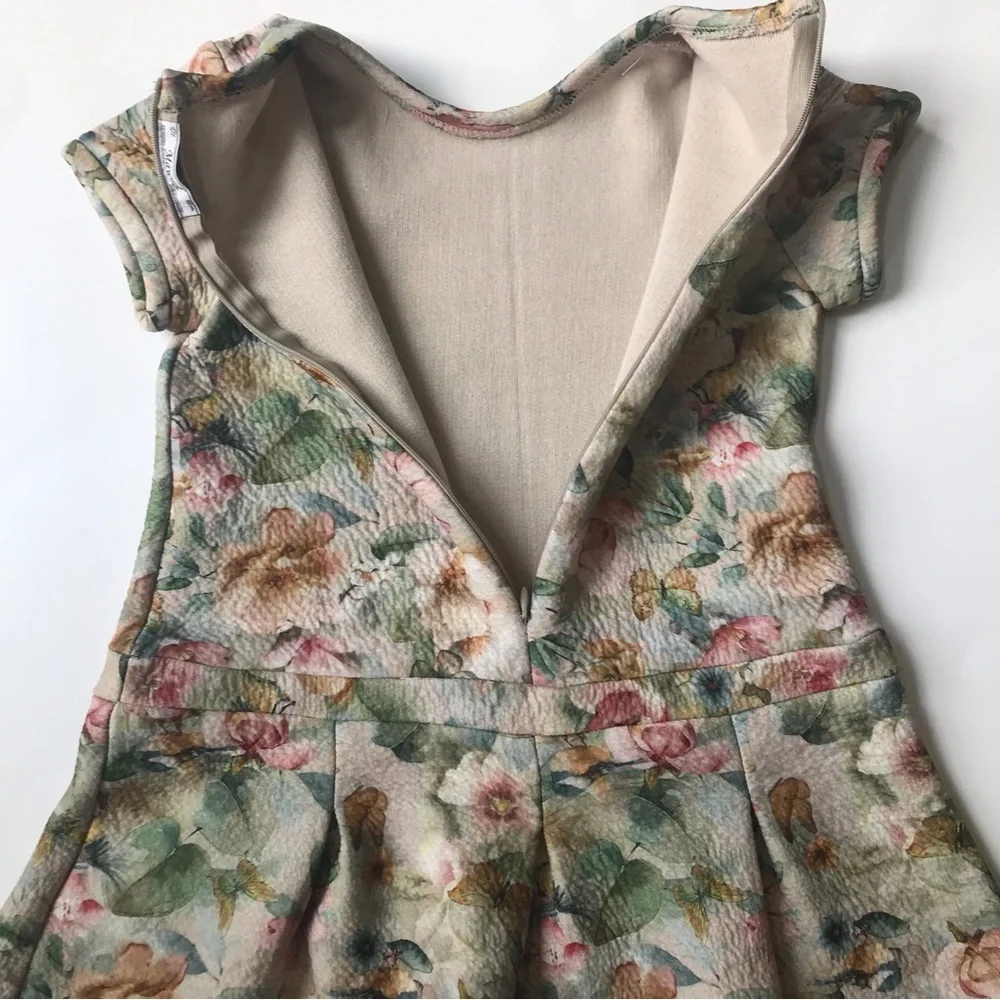 Mayoral floral dress, size 7.